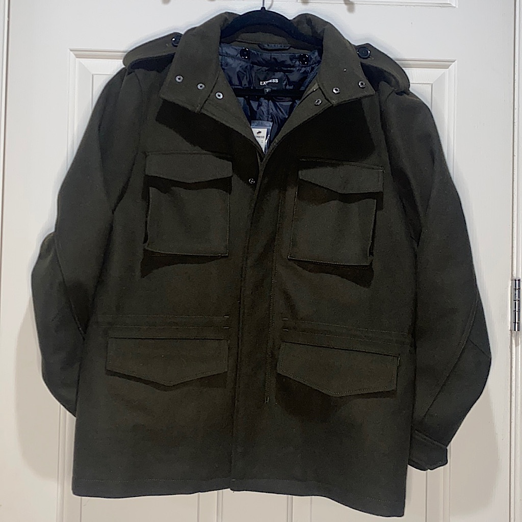 Express Men Military Coat Jacket Very Thick And Warm